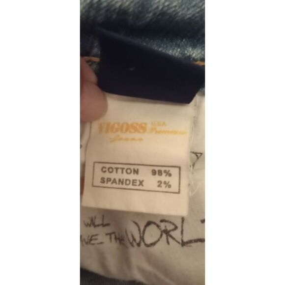 Vigoss Women's Size 7/8 Light Blue Capri's - Picture 8 of 10